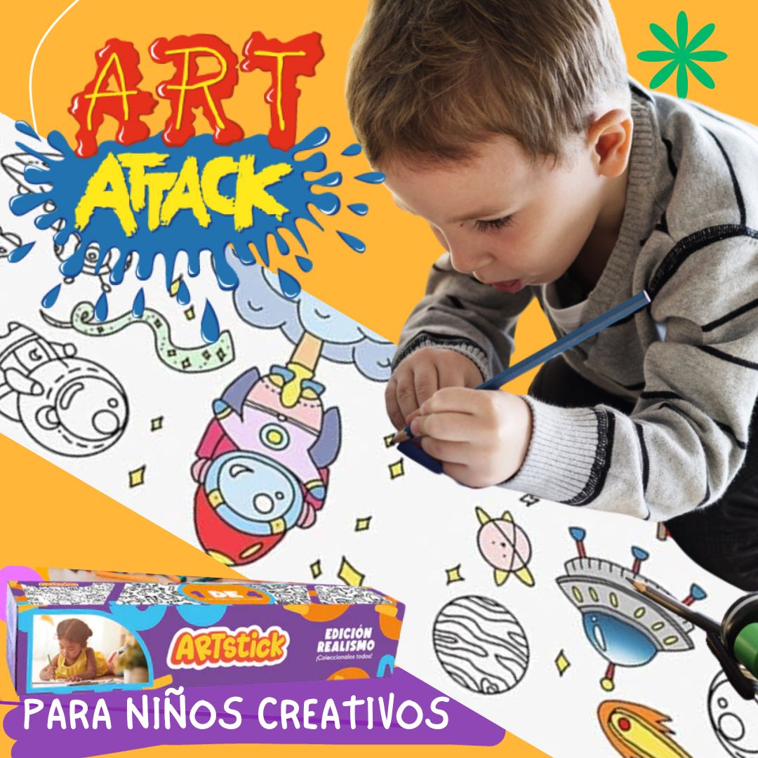 ART ATTACK ROLLO ADHESIVO PARA COLOREAR