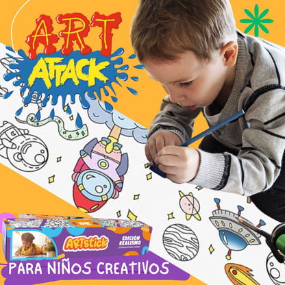 ART ATTACK ROLLO ADHESIVO PARA COLOREAR